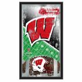 Holland Bar Stool Co Wisconsin 15" x 26" Football Mirror MFtblWiscon